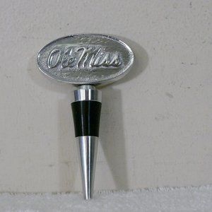 University Of Mississippi "Ole Miss" Rebels Bottle Stopper - Arthur Court Design